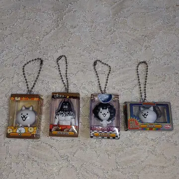 냥코 대전쟁 초코박스 박스 피규어 네코 피버 외 3체