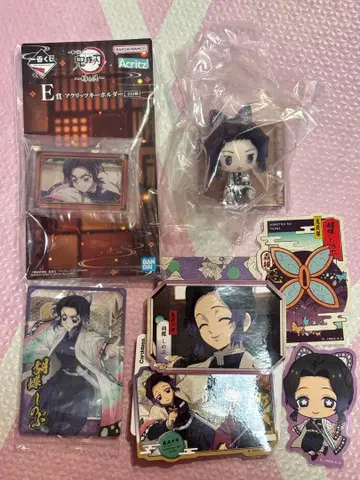 귀멸의 칼날 제일복권 언니의 원수 코쵸우 시노부 굿즈 세트