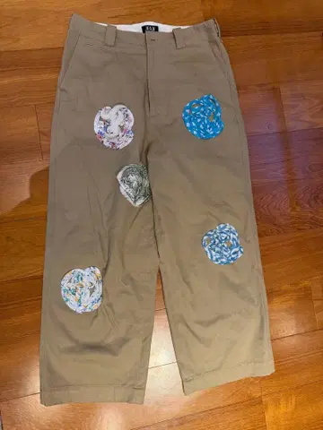 FAF 자수 치노 팬츠 사이즈 2