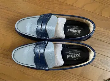 켄포드 콤비 로퍼 네이비 화이트 24 1/2