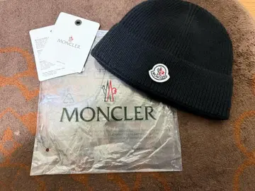 MONCLER 니트 모자 블랙