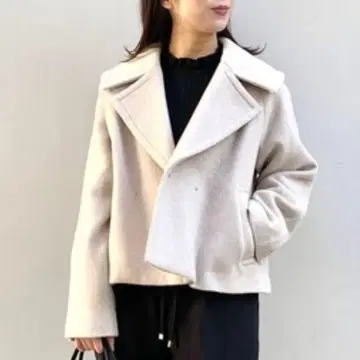 index 캐시미어 블렌드 빅 칼라 숏코트