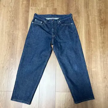 MUJI Labo 무인양품 재팬 데님 크롭 와이드 팬츠 28