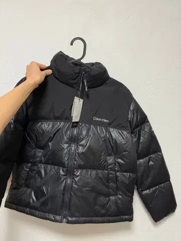 Calvin Klein 여성 크롭 다운 자켓 M