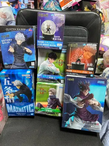 주술회전 피규어 7개 세트 미사용