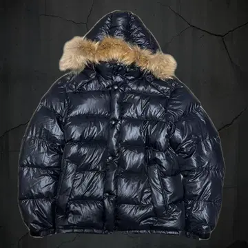 CAMP7 퍼 다운 자켓 그런지 짧은 기장 헤이세이 오빠 y2k 광택