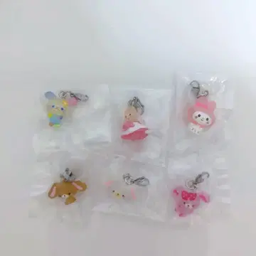 산리오 윳룻토 메지루시 액세서리 컴플리트 6종 컴플리트 세트