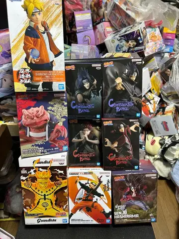NARUTO 피규어 9점 세트 미사용