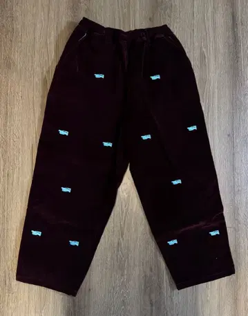 TELEVISISTAR 코듀로이 팬츠 와인 레드