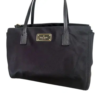 새상품급 케이트 스페이드 블랙 미니 토트백 나일론