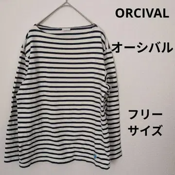 [ ORCIVAL 오르치발 ] 스트라이프 긴팔 T셔츠 루즈핏 봄/가을