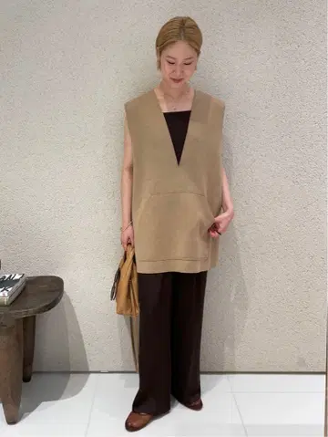 Plage WO 오버 베스트 플라주 카멜