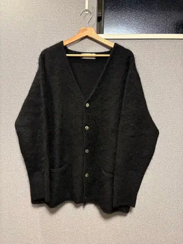 잭슨마티스 블랙 모헤어 가디건