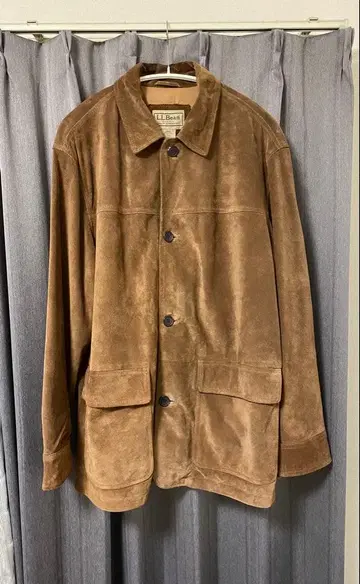 레어 L.L.Bean 스웨이드 커버올 워크 자켓