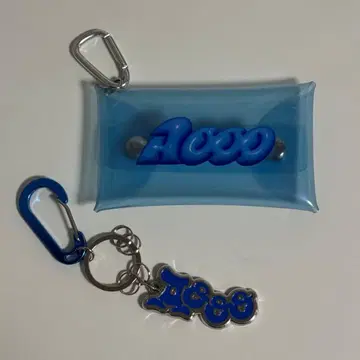 Aooo 굿즈 Clear Pouch Metal Keychain 파우치