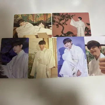BTS V 태현 추석 미니 포토카드 공식 2021