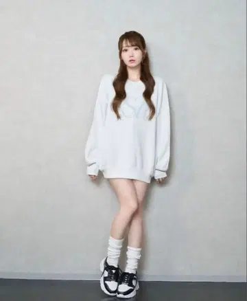 POPU 선행 RoseMuse 니트 화이트