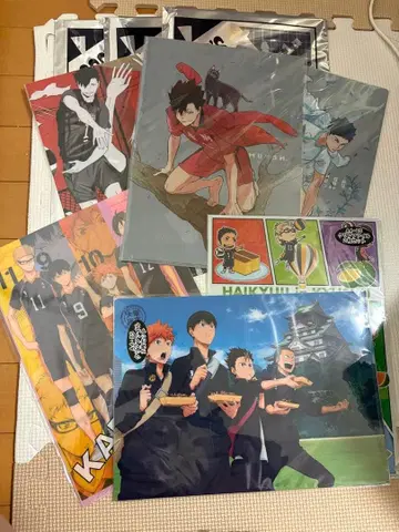 하이큐 클리어 파일 세트