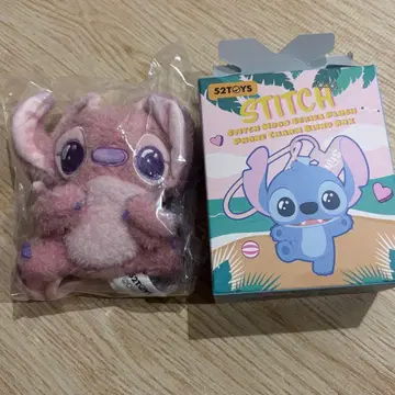 스티치 52TOYS 피링 시리즈 엔젤 스트랩