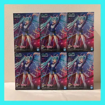 하츠네 미쿠 BANPRESTO EVOLVE 건담 피규어 6개 세트