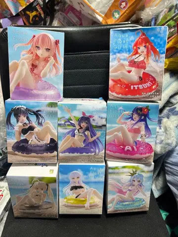 Aqua float 피규어 8점 세트 미사용