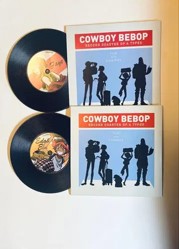 카우보이 비밥 레코드형 코스터
