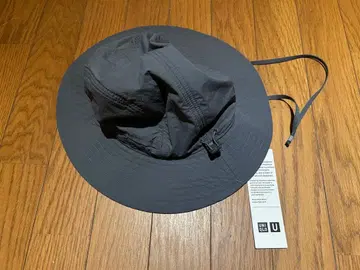 유니클로 U UV컷 햇 그레이