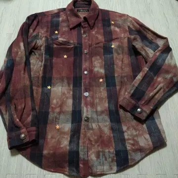 MUSTANG RANCH 체크 무늬 플란넬 셔츠 무스탕 런치 일본제