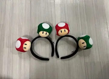 USJ 슈퍼 마리오 버섯 머리띠 2개 세트