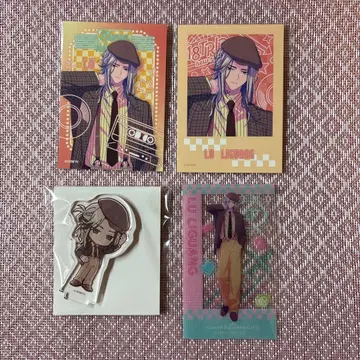 사슴례광 타워 레코드 카페 아크릴 스탠드 미니 사진 클리어 카드 특전