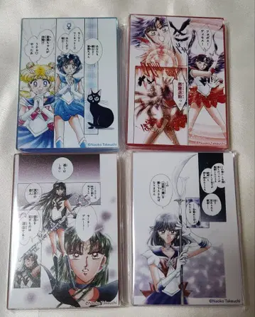 세일러문 카페 아크릴 블록 새턴 머큐리 마즈 세트