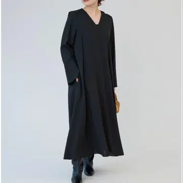새상품급 IENA 슬릿 슬리브 원피스 긴팔 롱 플레어