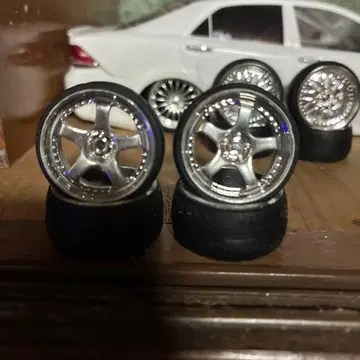 미니카용 실버 5 스포크 휠