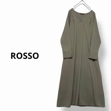 ROSSO 브이넥 턱 원피스 어반 리서치 로쏘