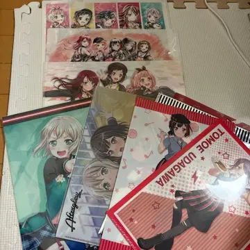 뱅드림 Afterglow 아후그로 클리어 파일 세트