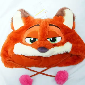 주토피아 닉 닉 와일드 폼폼 팬캡