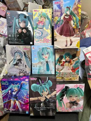 하츠네 미쿠 피규어 9점 세트 미사용