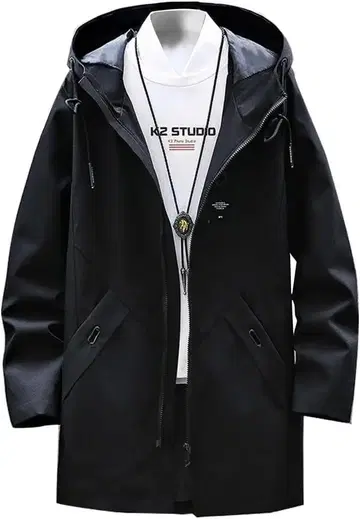 [GUTHONG] 남성용 자켓 후드 부착 가을 옷 방풍 방한