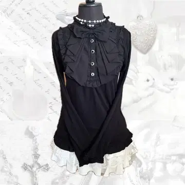 y2k axes femme 도트 리본 다크코어 페어리 그런지