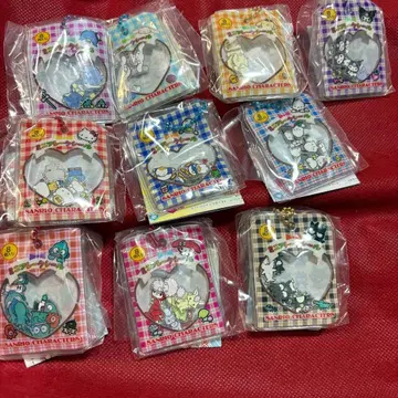 산리오 바스락 프레이크 씰풍 참 가챠 10종 컴플리트