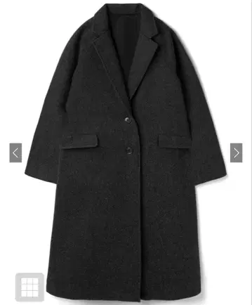 블랙 롱 코트 S 사이즈