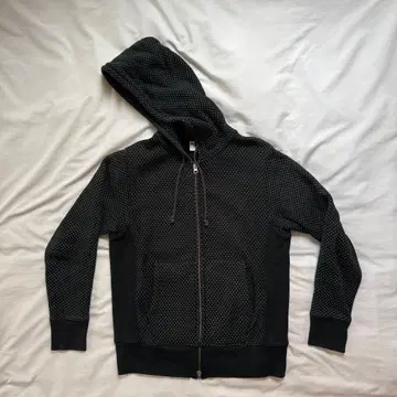 Champion 도트 무늬 풀 집업 후드티 M