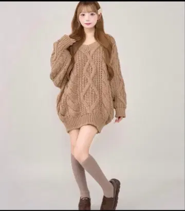 다리치 튜닉 프리 사이즈 모카 Darich