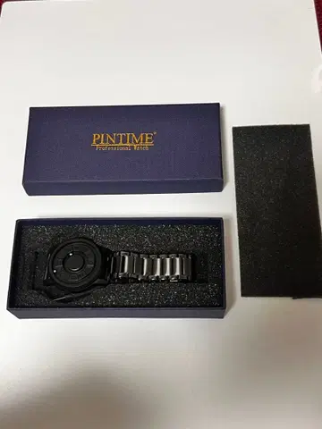 PINTIME 프로페셔널 워치 블랙