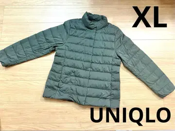 유니클로 울트라 라이트 다운 자켓 나노 디자인 XL 카키 아우터