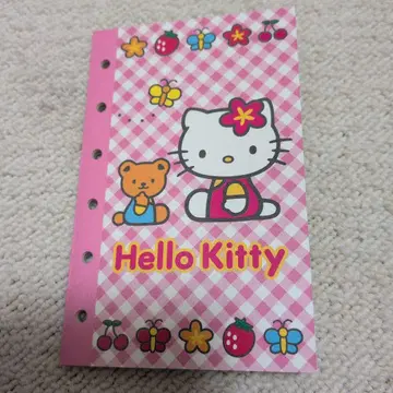 초레어 키티 6공 수첩 리필 바인더 시스템 수첩 헤이세이 레트로