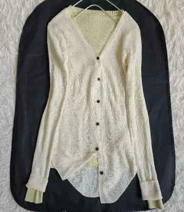 새상품급 2024 스픽 앤 스팬 레이어드 니트 가디건 현행 모델