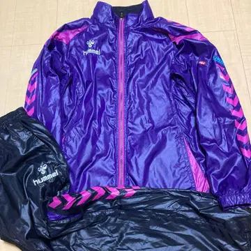 hummel 바스락 나일론 소재 저리 상하의 세트 셋업 새상품급