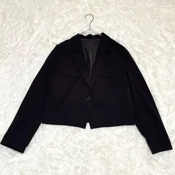 M337 [지유] 테일러드 자켓 크롭 기장 겉옷 오피스