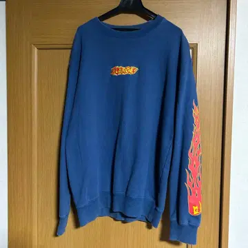 LARGE 프레임 프린트 트레이닝복 L 사이즈